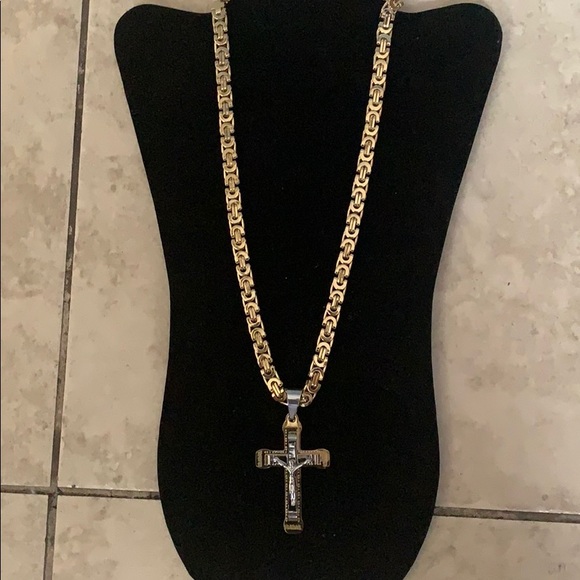 18Karats gold plated Stainless steel Necklace